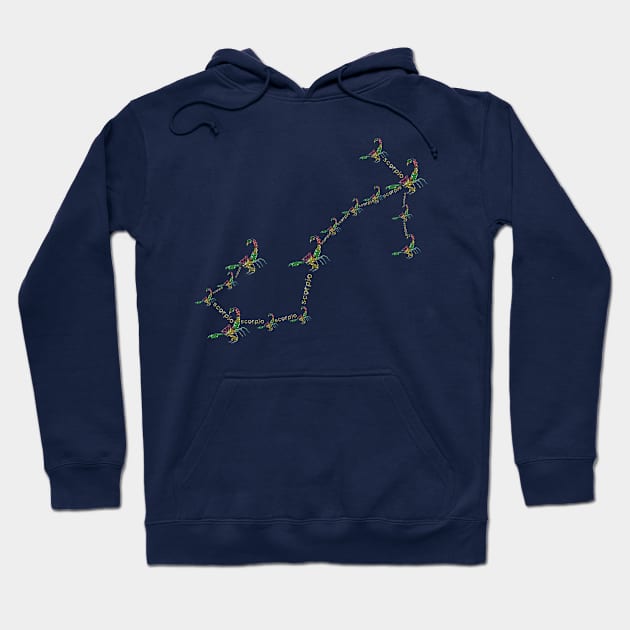 scorpio zodiac constellation Hoodie by INDONESIA68